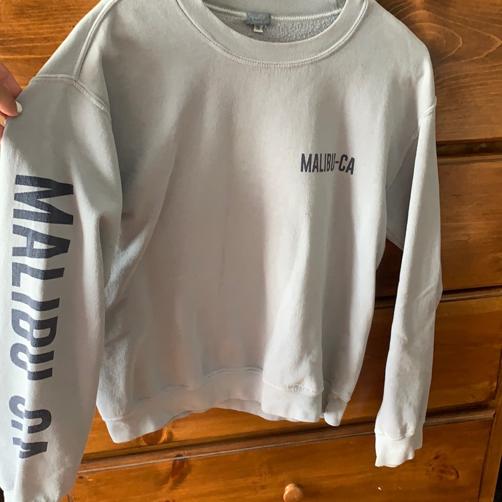 light blue pullover by john galt (brandy melville)